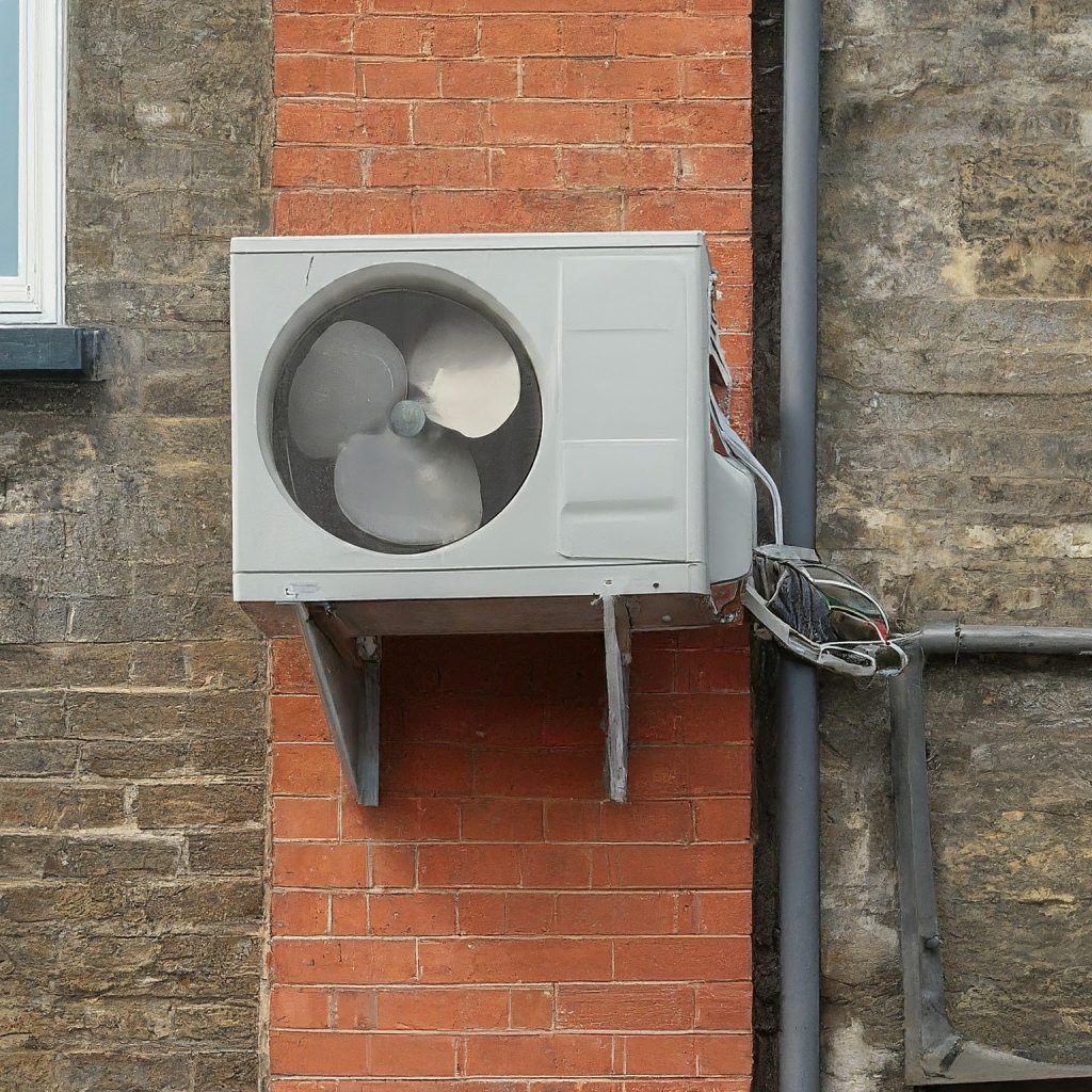 an image depicting a Improper Installation of an air conditioner