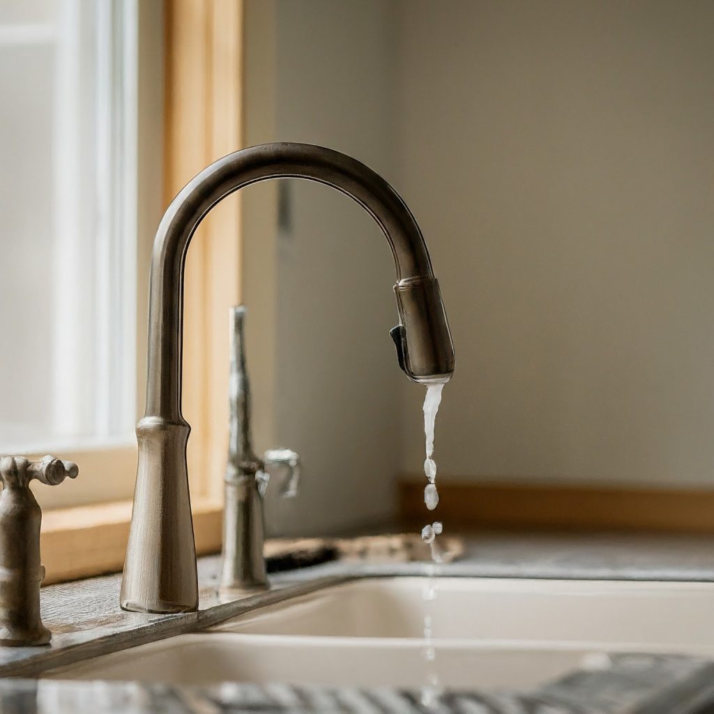 an image displaying the Clogged Or Low Water Pressure in the house