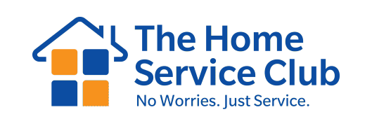 An image displaying The Home Service Club and its logo on HomeWarrantyReviews.com